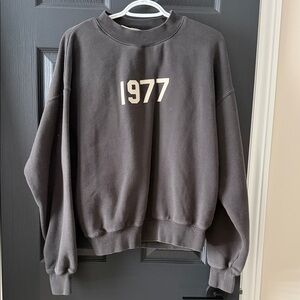 Essentials Crewneck Men's Sweater - Dark Gray